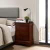 Louis Phillipe - 3 Drawer Nightstand - Cherry - Image 4