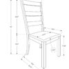 Dining Chair, Side, Upholstered For Dining Room, Transitional (Set of 2) - Beige - Image 12