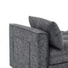 Sienna - Tufted Convertible Sleeper Sofa With Chaise - Gray - Image 11