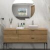 Stain Resistant Porcelain Rectangular Vessel Sink European Modern Bathroom Vanity Basin Glossy Above Counter Ceramic Design - White - Image 5