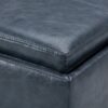 Rockwood - Cube Storage Ottoman With Tray - Denim Blue - Image 5
