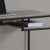 Computer Desk For Home Office, Laptop, Contemporary & Versatile Placement - Taupe - Image 2