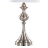 Montgomery - Contemporary Table Lamp Built In USB Port (Set of 2) - Nickel / White - Image 4