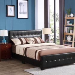 Full Bed For Modern Spaces Transitional - Black
