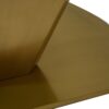 63" Modern Artificial Stone Panel V-Shaped Metal Legs, Can Accommodate 6-8 People - White / Gold - Image 9