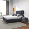 Bethany - Queen Upholstered Platform Bed - Gray - Image 14