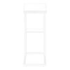 Accent Table, C - Shaped Contemporary - White - Image 2