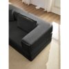 Oversized Upholstered Sectional Sofa Couch Set, Modular L Shaped Floor Sofa Set With 6 Pillows For Living Rooms - Dark Gray - Image 24