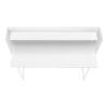 Computer Desk For Home Office, Laptop, Storage Shelves, Contemporary Convenient Design - White - Image 5