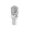 1 Piece Toilet With Dual Flush & Rimless Bowl - Glossy White - Image 18