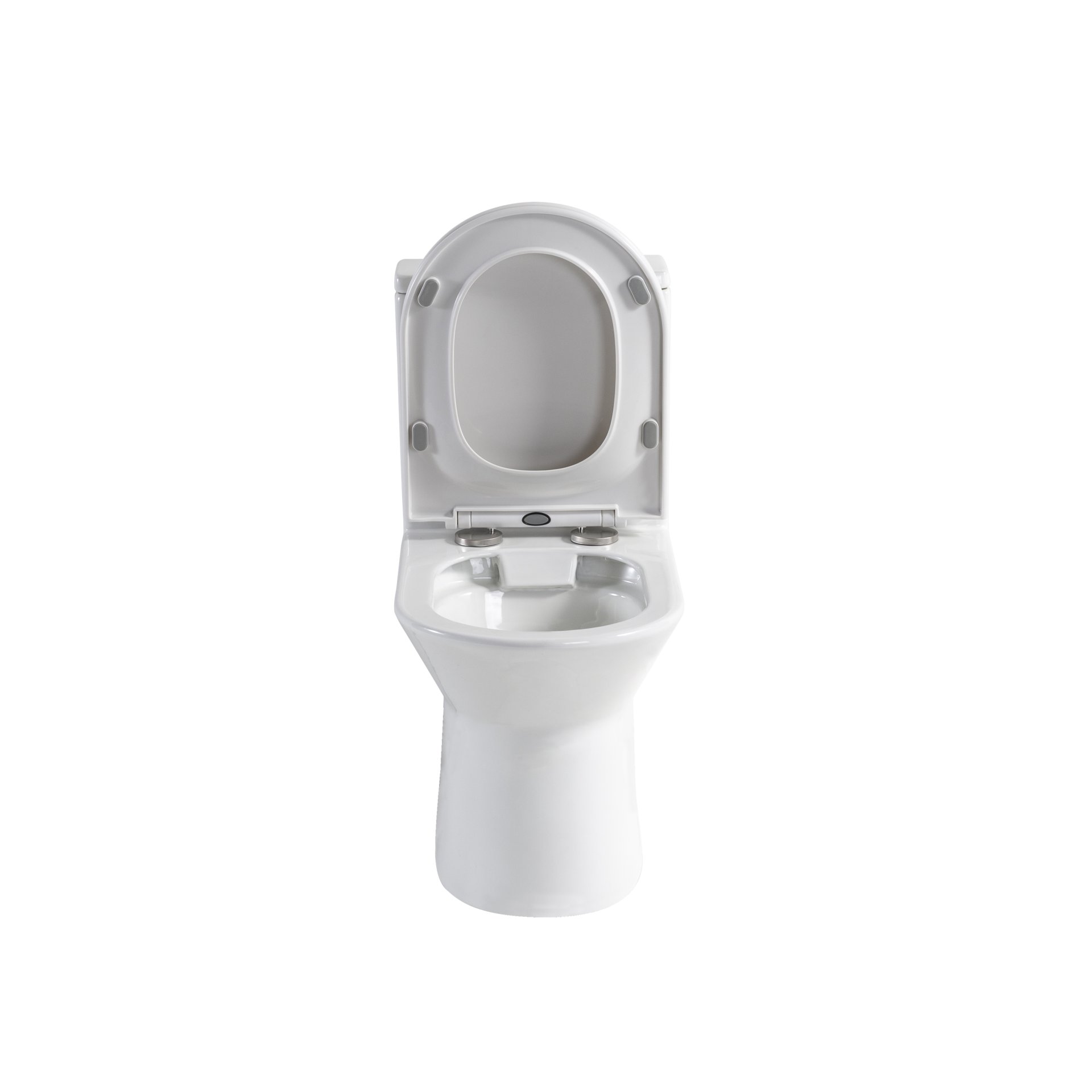 1 Piece Toilet With Dual Flush & Rimless Bowl - Glossy White - Image 18