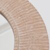 Handcarved Decorative Hanging Wall Mirror - Antique Brown / White - Image 6