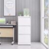 Steel Vertical File Cabinet With Lock 3 Drawer Metal Storage For A4 / Legal / Letter - White - Image 6