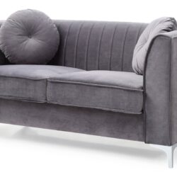 Delray - Loveseat - Gray