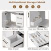 Bathroom Vanity With Sink, Soft Close Door, Built In Shelf Multiple Drawers - White - Image 8