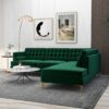 Brooke - Sectional Sofa Right Facing - Green - Image 4