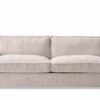 Luxe - Corduroy Sofa With Sleek Design, Spacious And Comfortable 3 Seater Couch - Beige - Image 13
