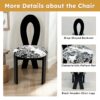 Key Design Dining Chairs (Set of 2) - White / Black - Image 6