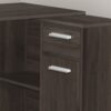 Computer Desk, Home Office, Corner, Storage Drawers, L Shape, Laptop, Contemporary & Modern - Oak - Image 2
