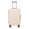 Set 3 Pieces 20" / 24" / 28" Abs Spinner Wheel Luggage, Matching Color, With Combination Lock - Beige - Image 27