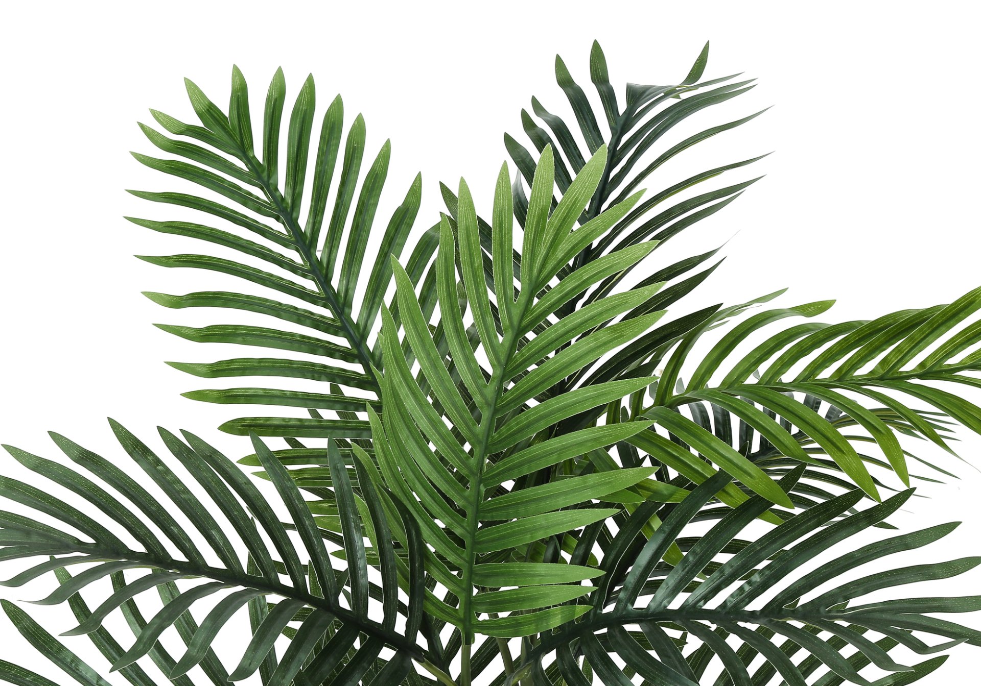 24" Tall, Artificial Plant, Palm, Indoor, Faux, Fake, Table, Floor, Greenery, Potted, Real Touch, Decorative - Green / Beige - Image 5