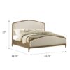 Ludin - Queen Upholstered Bed - Brown - Image 6