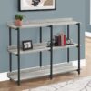 Accent Console Table For Entryway, Elegant Design - Gray - Image 11
