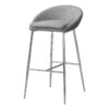 Bar Stool, Bar Height, Contemporary & Modern (Set of 2) - Gray - Image 2