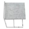 Accent Table, C - Shaped, Modern & Convenient Design - Gray - Image 5