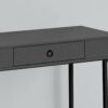 Computer Desk For Home Office, Laptop, Storage Drawers - Gray - Image 2