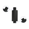Ceiling Mounted Shower Arm With Flange - Matte Black - Image 9