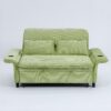 Multi Functional Sofa Bed With Adjustable Armrests And Backrests - Green - Image 14