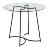 Cece Daniella - 3 Piece Contemporary Dining Set - Black / Clear / Black - Image 3