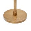 Morven - Adjustable Height Accent Table With Round Metal Top And Pedestal Base - Antique Brass - Image 5