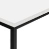 Accent Console Table For Entryway, Contemporary And Modern - White / Black - Image 5