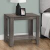 Accent Table, Side Transitional - Gray - Image 3