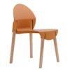 4 Piece Set Of Single Chairs With A Design Combining Modern And Traditional Elements, Durable And Comfortable - Tropical Orange - Image 7