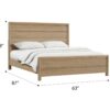 Clove - Queen Panel Bed - Tan - Image 5