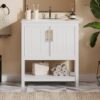 Bathroom Vanity With Sink And Ample Storage - White - Image 2