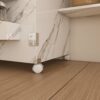 4 In 1 Folding Sewing Table With Lockable Wheels, Multi Functional Craft Station - White - Image 8