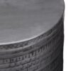 Johnsen - Large Metal Accent Table - Antique Silver - Image 4
