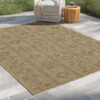 Earth - 2'7" X 7'3" Indoor, Outdoor Area Rug - Jute, Mocha - Image 4