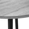 3 Piece Dining Table Set, Small, Drop Leaf, Contemporary & Modern - Gray - Image 9