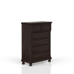 5 Drawer Chest - Dark Cherry