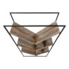 Bookshelf, Bookcase, Etagere, 3 Tier, Office, Contemporary & Modern - Brown - Image 5