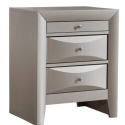 Marilla - Nightstand - Silver Champagne
