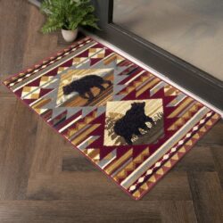 Nature's Nest - 2' X 3' Lodge Area Rug - Multi, Polyester