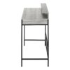 Computer Desk, Home Office, Standing, Storage Shelves, Laptop, Contemporary & Modern - Gray - Image 3