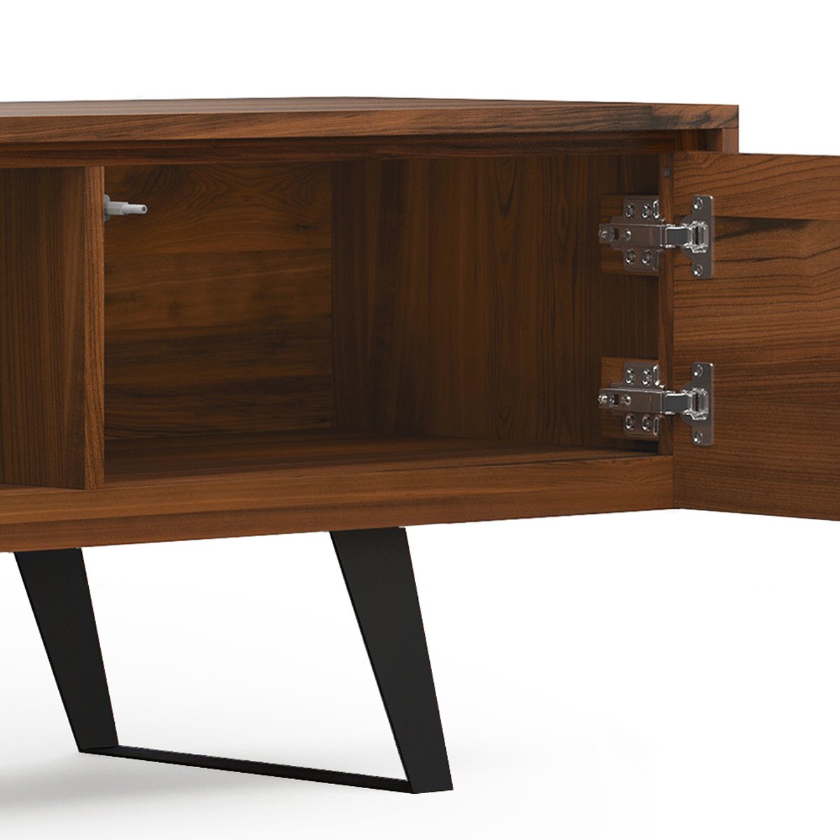Lowry - Handcrafted TV Media Stand - Walnut - Image 4