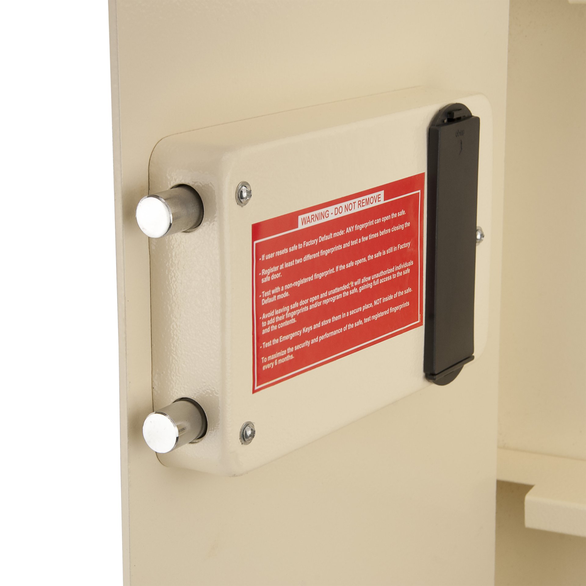 0.82 Cubic Ft Left Open Biometric Wall Safe - Image 9